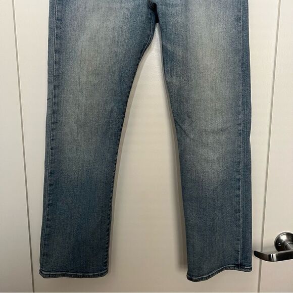 Levi's 501 Jeans Mens Size 32x30 Blue Straight Leg Button Fly Denim Stretch - Picture 3 of 15